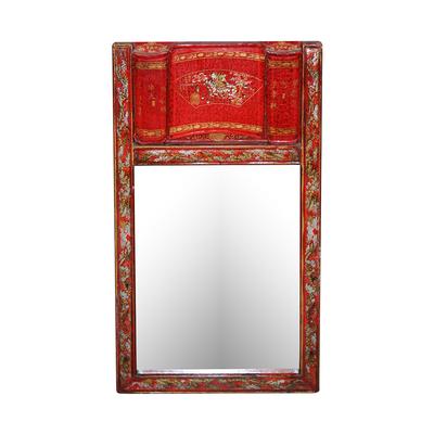 Red Asian Mirror