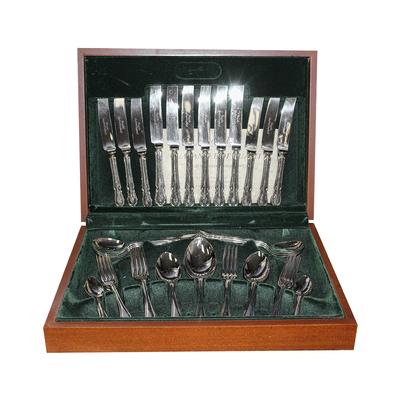 Silver Plated 44 Piece Royal Sheffield SP Flatware