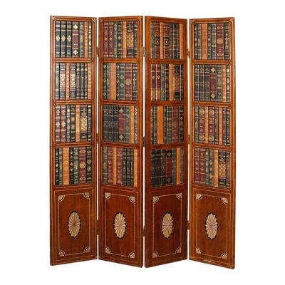 Maitland-Smith Leather Book Room Divider