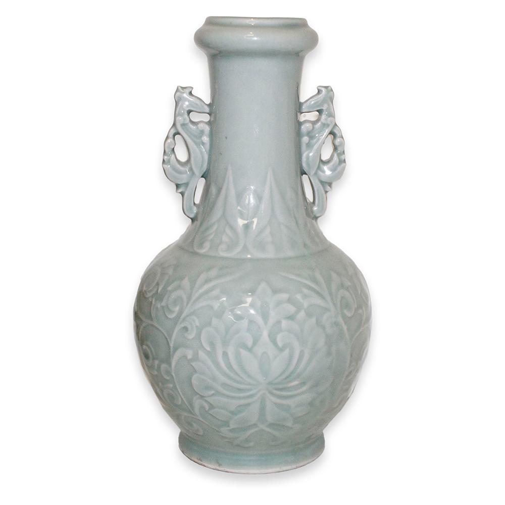  Celadon Green Vase