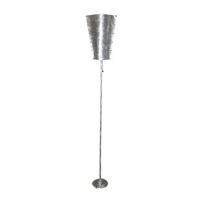 Brushed Metal Artisan Floor Lamp