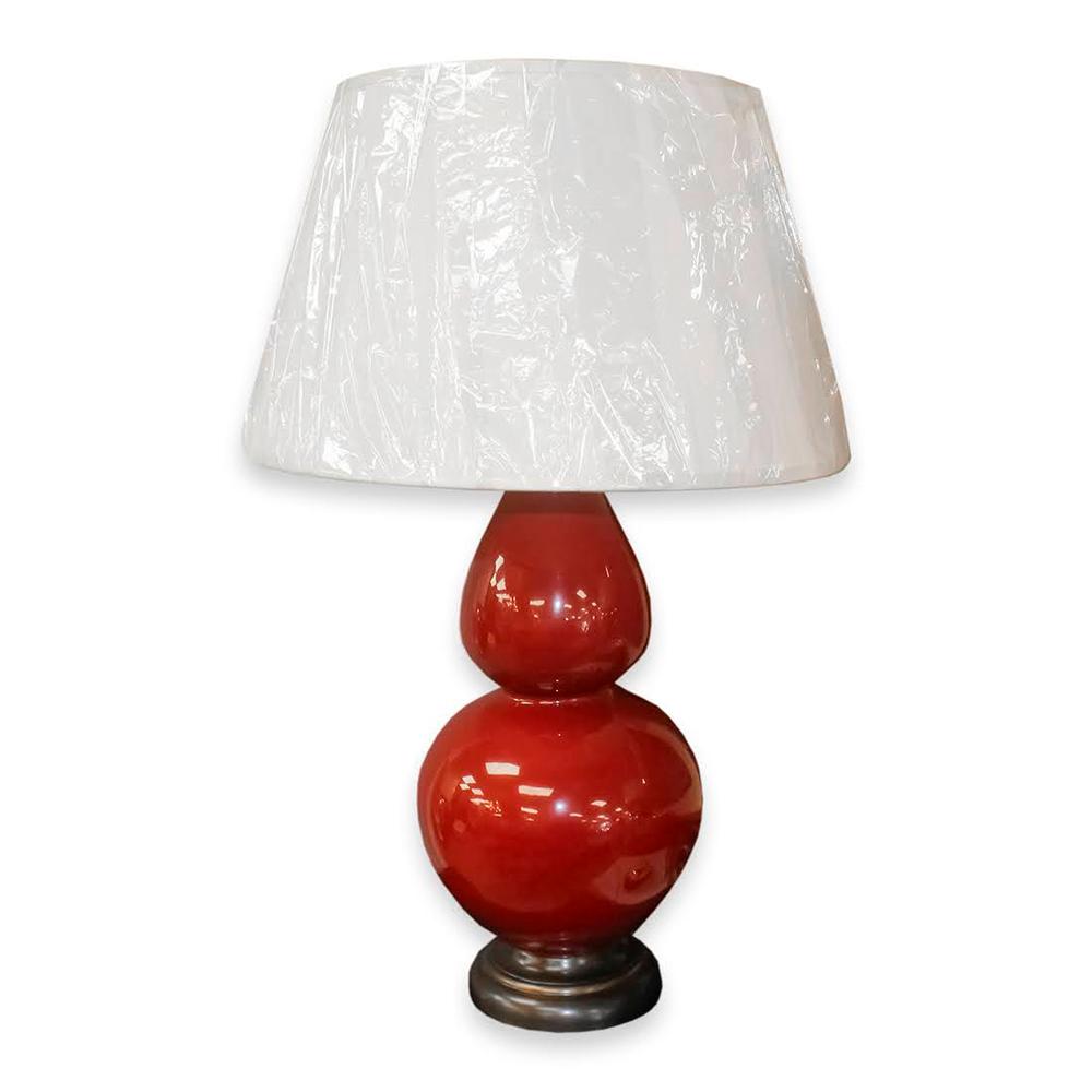  New Red Robert Abby 2 Gourd Lamp
