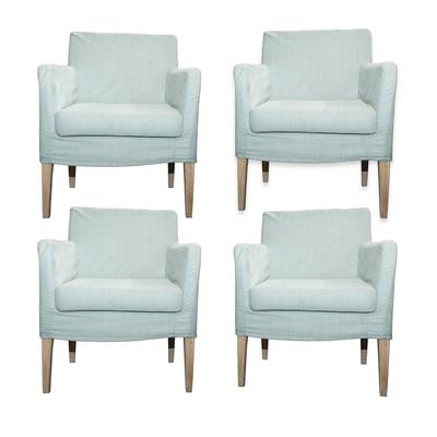 Dovetail Furniture 4 Piece Lowell Chairs
