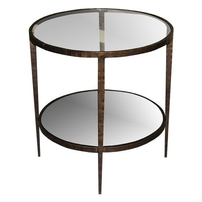 Crate and Barrel Clairemont Round Side Table