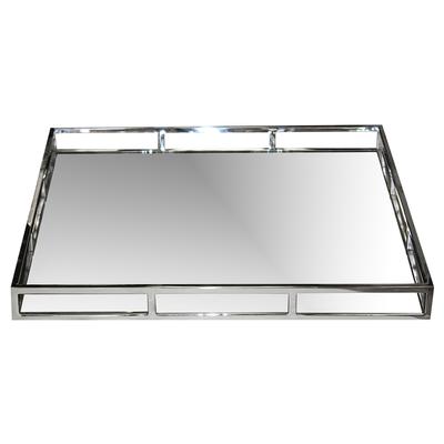 Mitchell Gold Square Chrome Tray
