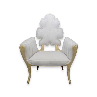 Global View Khaki Upholstered Wiggle Chair 