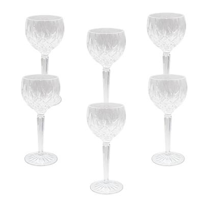Waterford Set of 6 Balloon White Wine Glasses