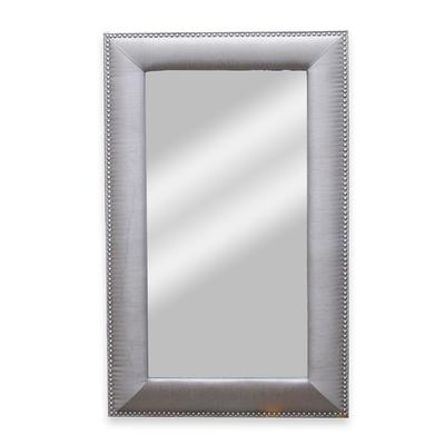  Drexel Upholstered Frame Mirror 