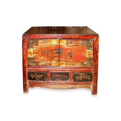 Painted Asian Cabinet 