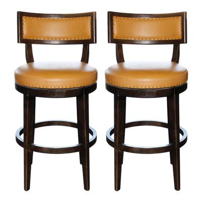 Pair of Frontgate Swivel Barstools