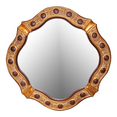 Dauphine Red & Gold Mirror