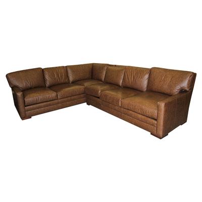 Century 2 Piece Leather Sectional