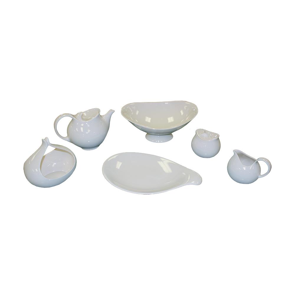  Crate And Barrel 6 Piece Stafford For Eva Zeisel Dishes