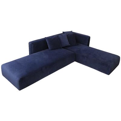 Rove Concepts Sleeper Sectional Sofa With 4 Pillows