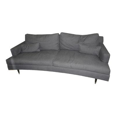 Ethan Allen Curved Sofa