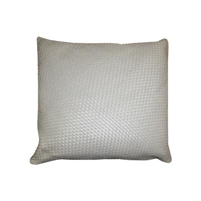 Mitchell Gold Taupe Ojai Leather Pillow