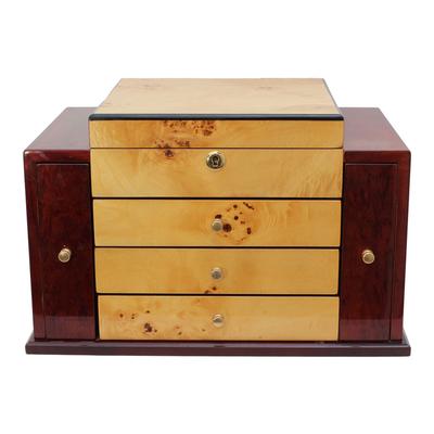Lacquered Wood Jewelry Box
