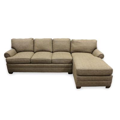 Kravet Fabric Chaise Style Chaise Sectional 