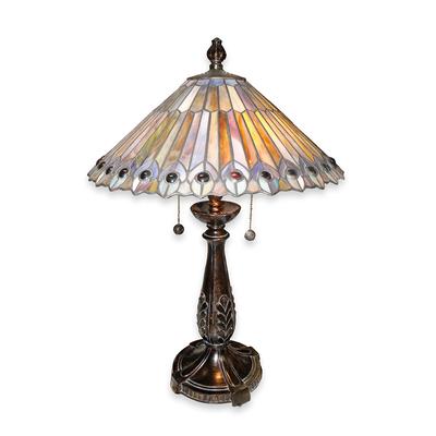 Dale Tiffany Peacock Table Lamp 