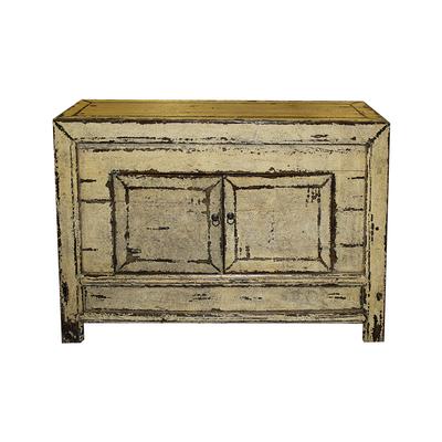 Distressed Console with Storage