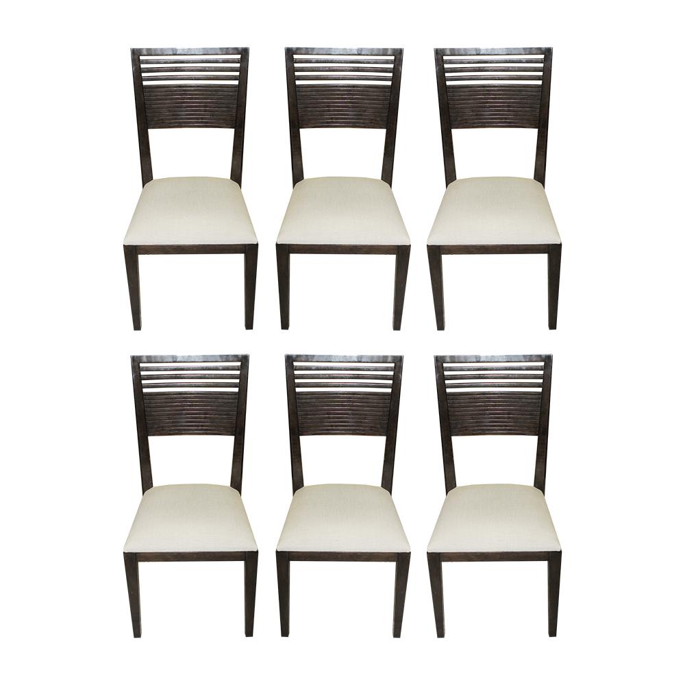  Set Of 6 Maria Yee Ladderback Style Chairs