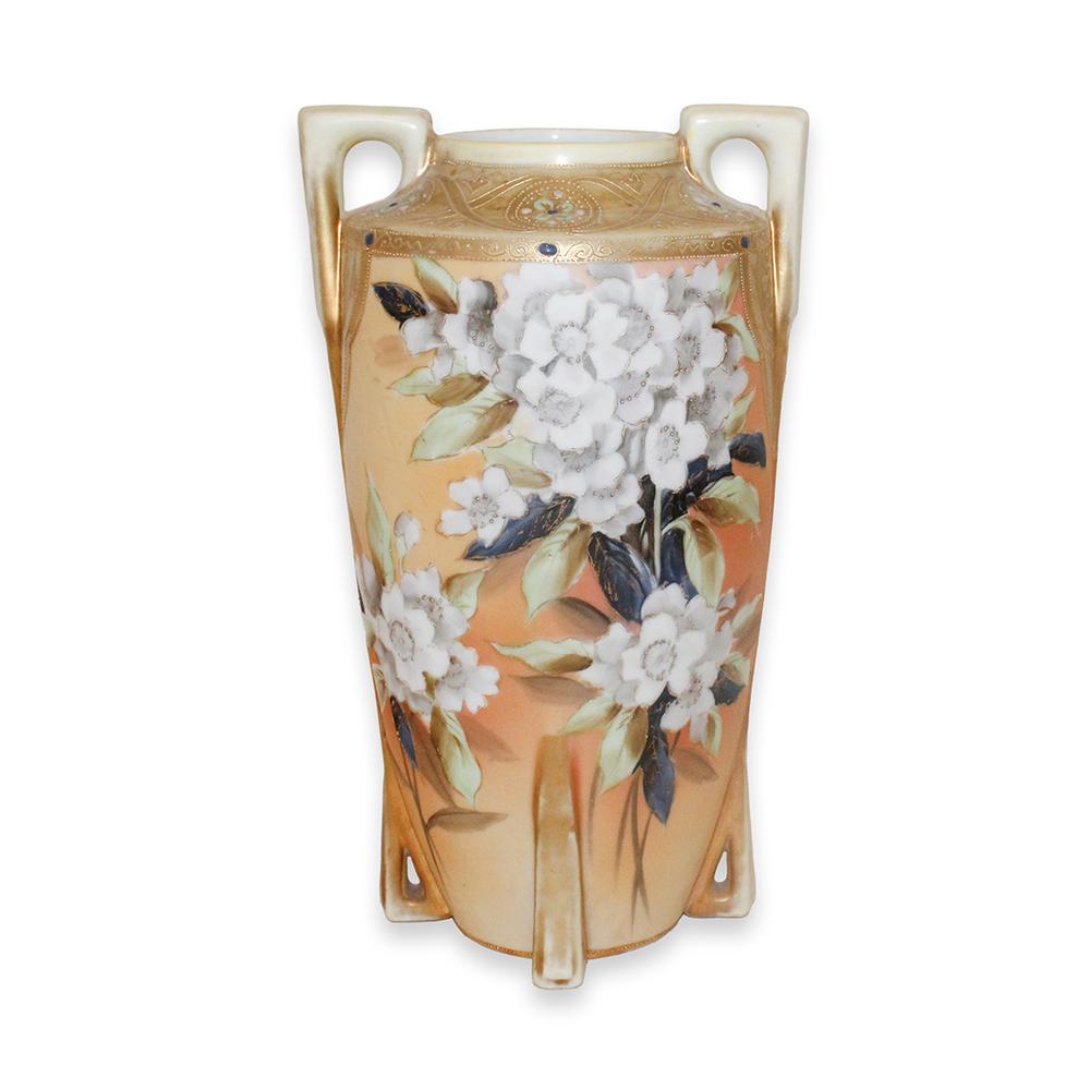  Hand Painted Nippon Vase