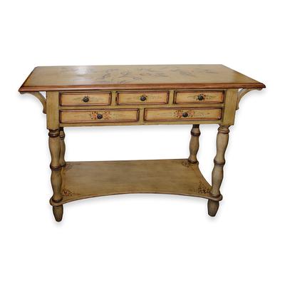 5 Drawer Tuscan Style Console 