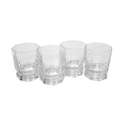 Crystal Old Fashioned 4 Piece Glass Set