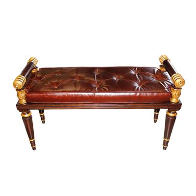 Theodore Alexander Leather Hall Bench Replica Collection
