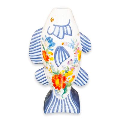 Mackenzie-Childs Market Fish Vase