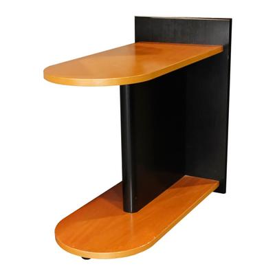 Modern Rounded Wood End Table