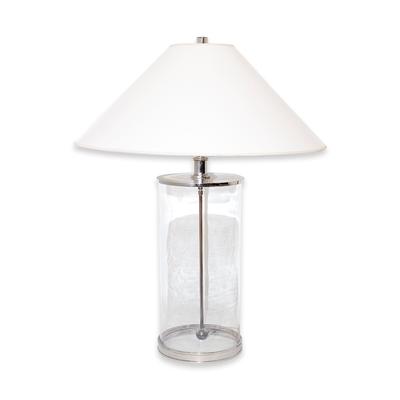 Ralph Lauren Glass Cylinder Table Lamp 