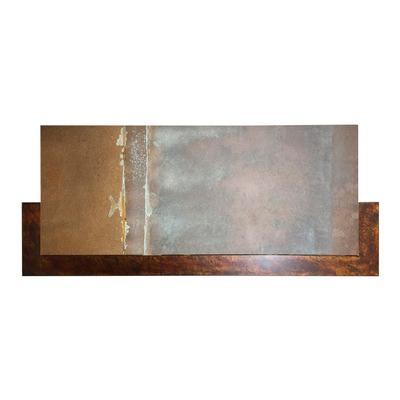 Metal and Canvas Abstract Wall Art