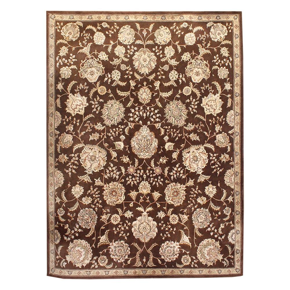  Silk And Wool Traditional Rug