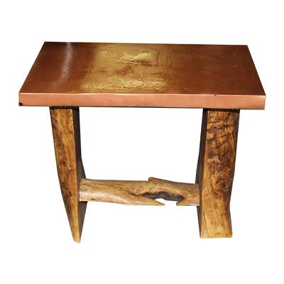 Copper Top End Table