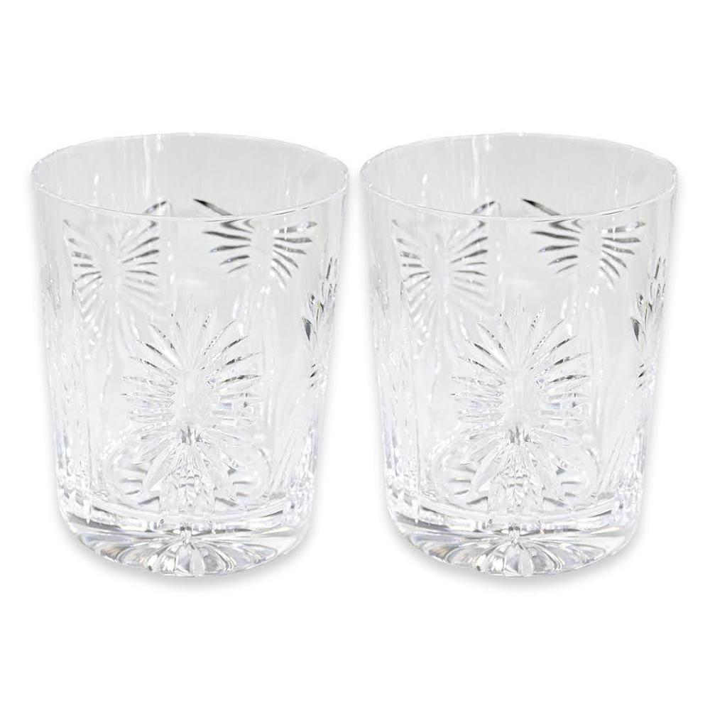  Pair Of Waterford Double Old Fashioned Glasses