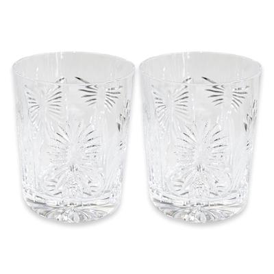 Pair of Waterford Double Old Fashioned Glasses