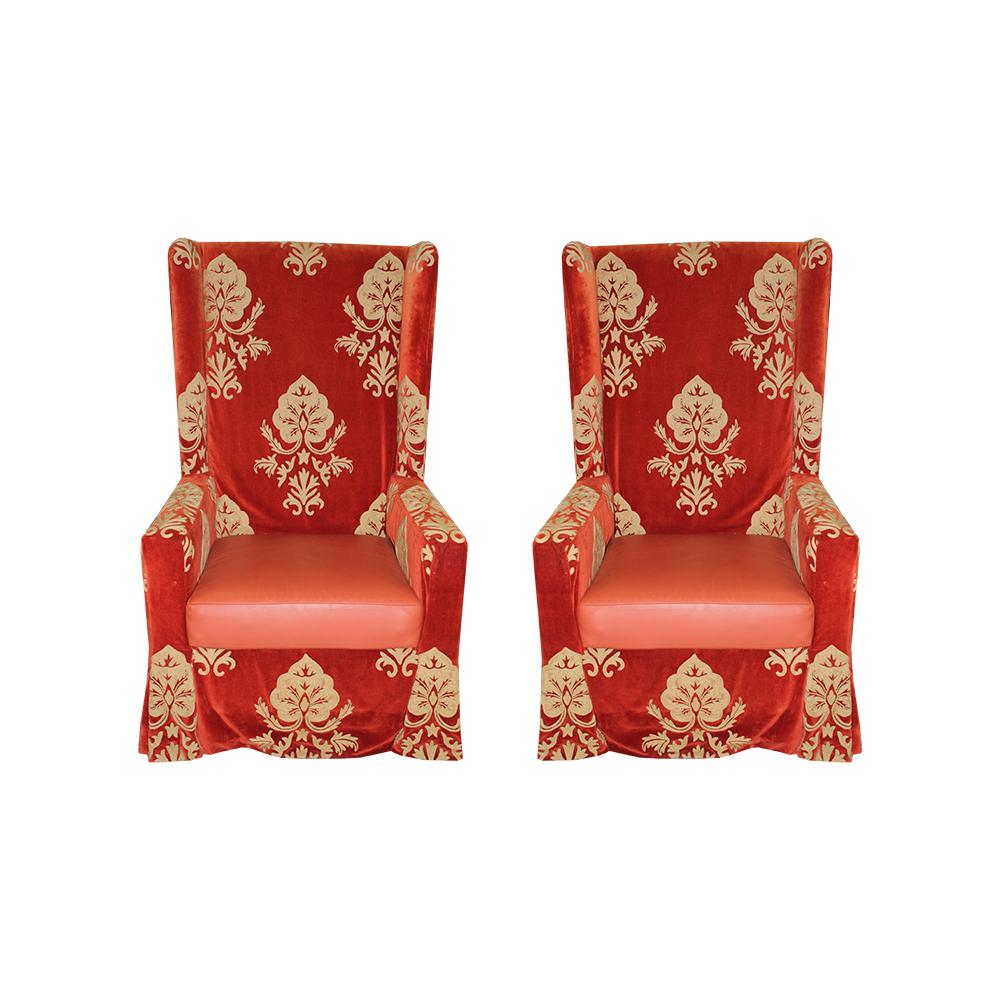  Pair Of Plush Chairs