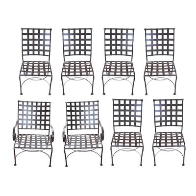 O.W. Lee Set of 8 Patio Chairs