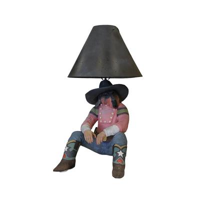 Cowboy Dog Lamp