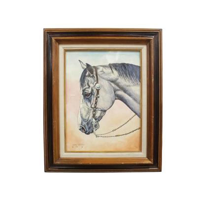 G Ericsson Horse Watercolor