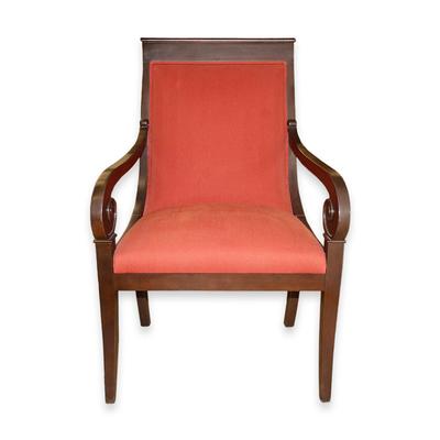 Ethan Allen Curved Arm Chair 