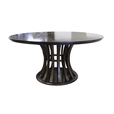 Crate & Barrel Round Pedestal Dining Table