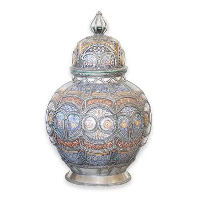 Moroccan Lidded Vase