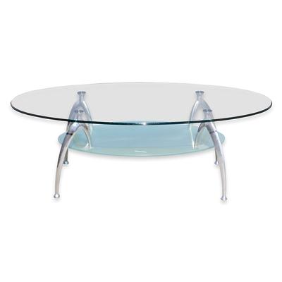 Oval Glass Contemporary Table