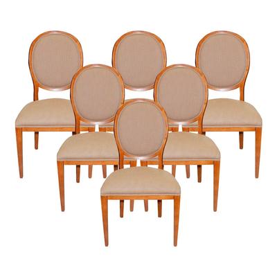 Set Of 6 Buying Design Oval Back Chairs