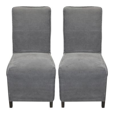 Pair of Classic Concepts Gray Parsons Chair