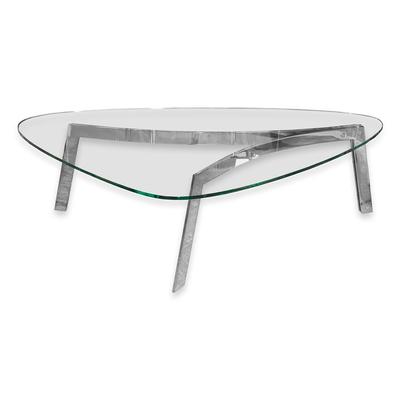 Modern Glass End Coffee Table