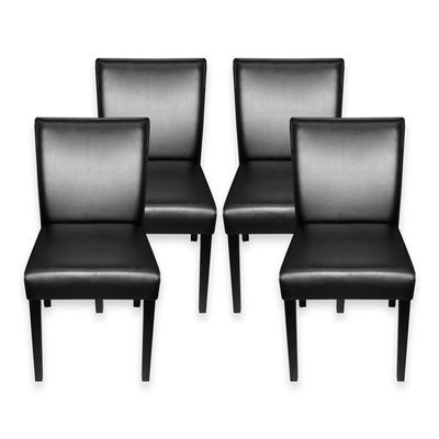 Set of 4 Koda Leather Dining Chairs