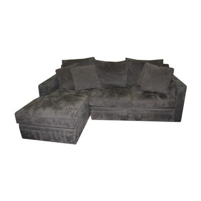 2 Piece Room & Board McCreary Fabric Sectional